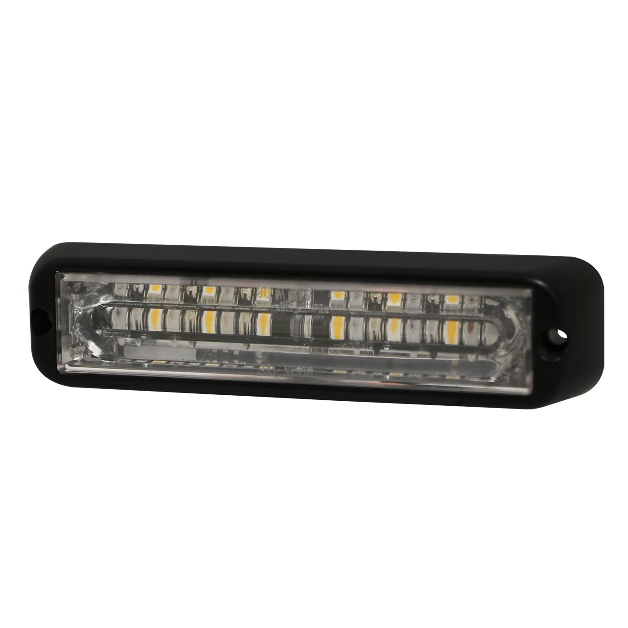 ECCO, Directional Warning Light: dual-color, amber/red, Light Type LED, Lens Color Clear, Included (qty.) 1 Model# ED3766AR